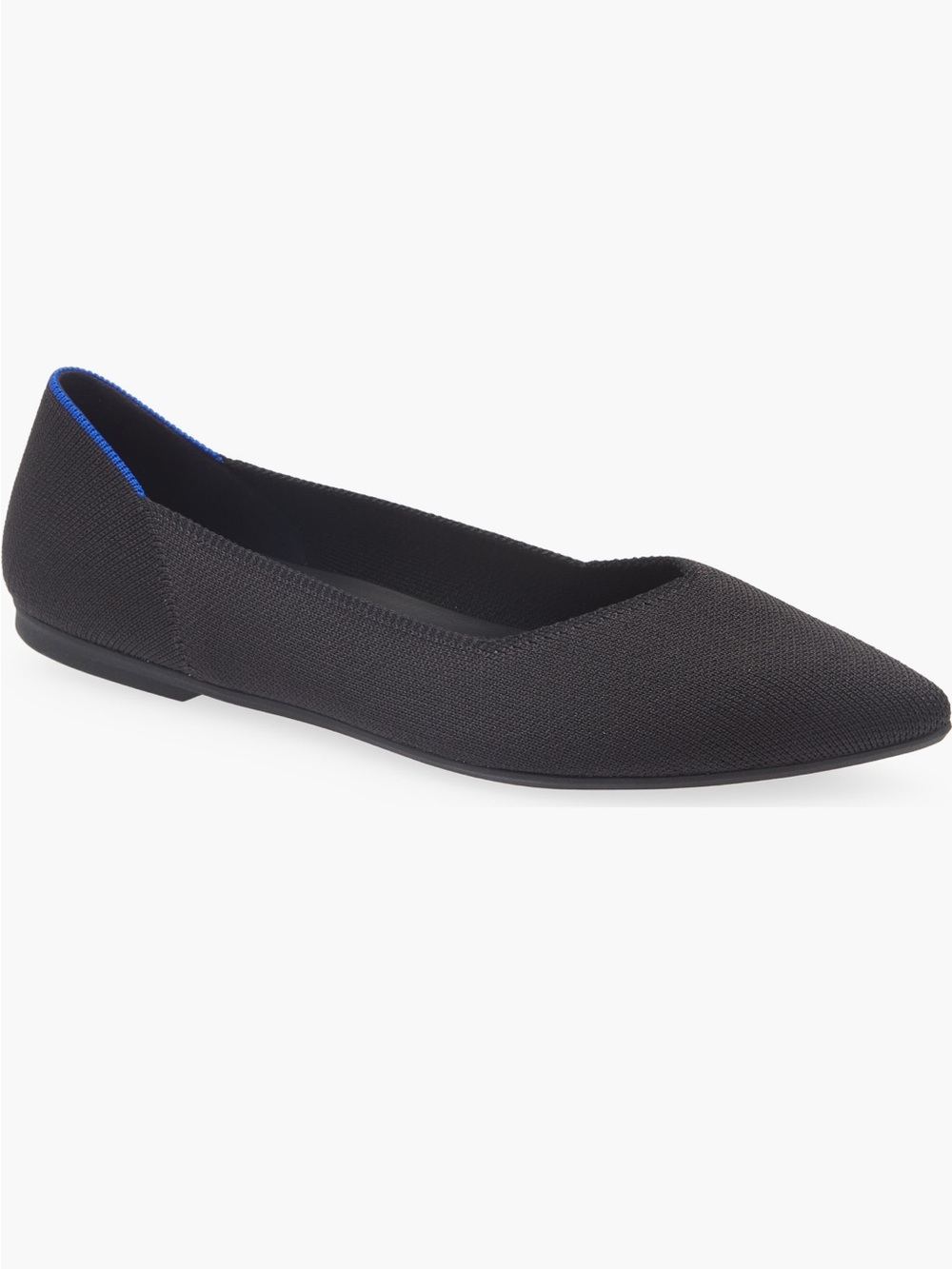 NEW Rothy’s Pointed Toe Flat in Black